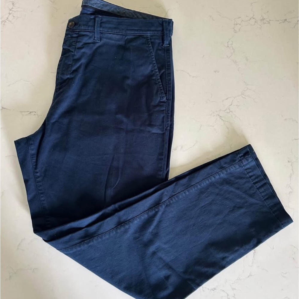 Express Navy Blue Chino Pants